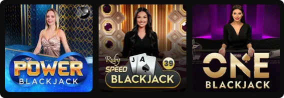 Three popular Blackjack games